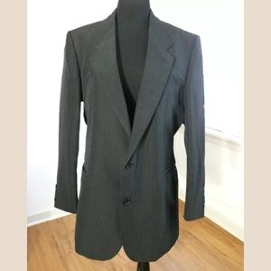 Raffinati Blazer Black Red Pinstripe Suit Jacket